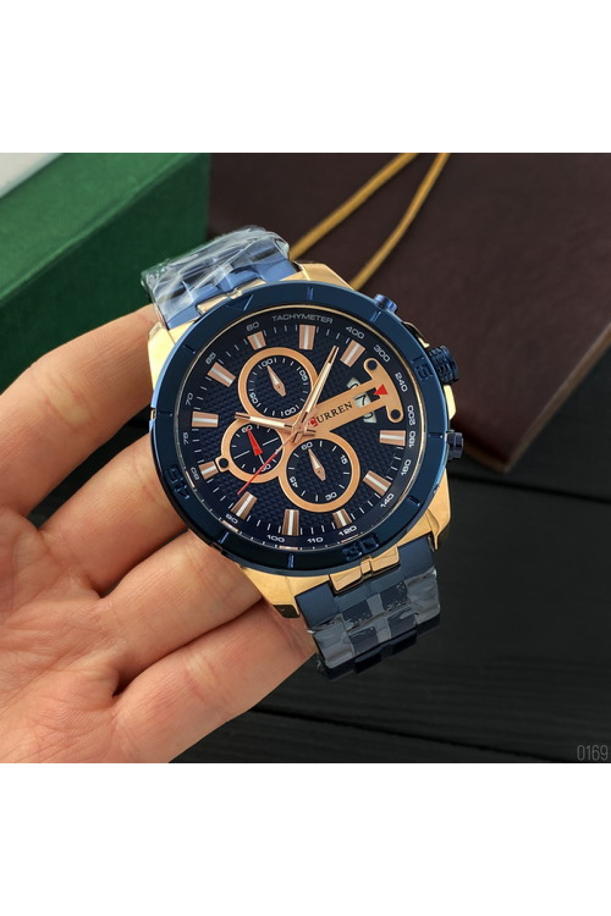 Наручні годинники Curren Curren Curren 8337 Blue-Cuprum