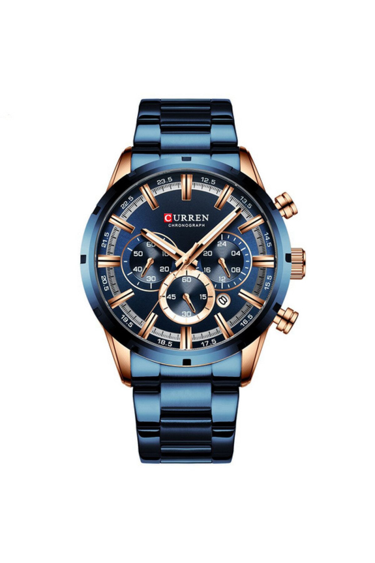 Наручні годинники Curren Curren Curren 8355 Blue-Cuprum