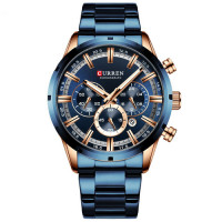 Наручні годинники Curren Curren Curren 8355 Blue-Cuprum