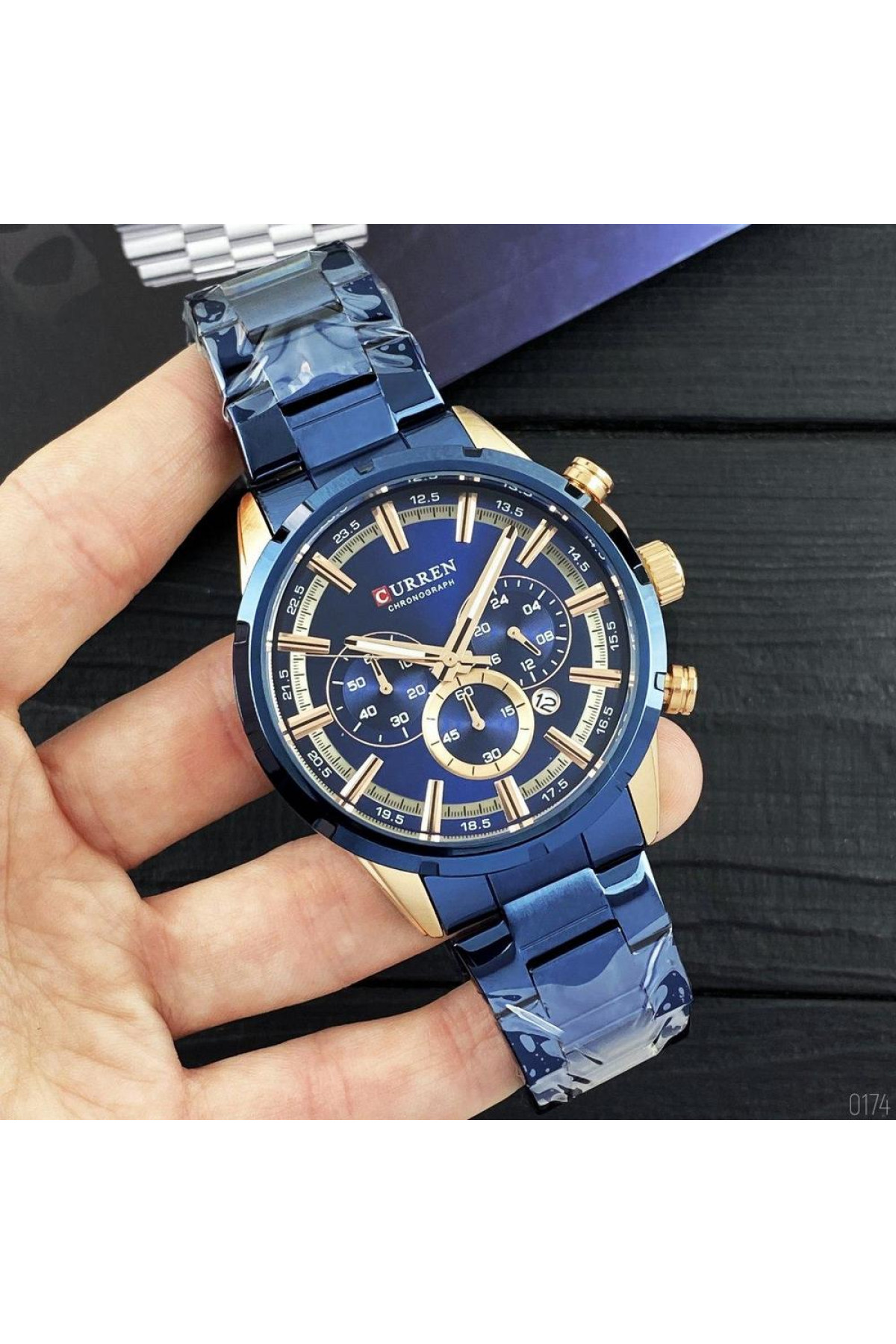 Наручні годинники Curren Curren Curren 8355 Blue-Cuprum