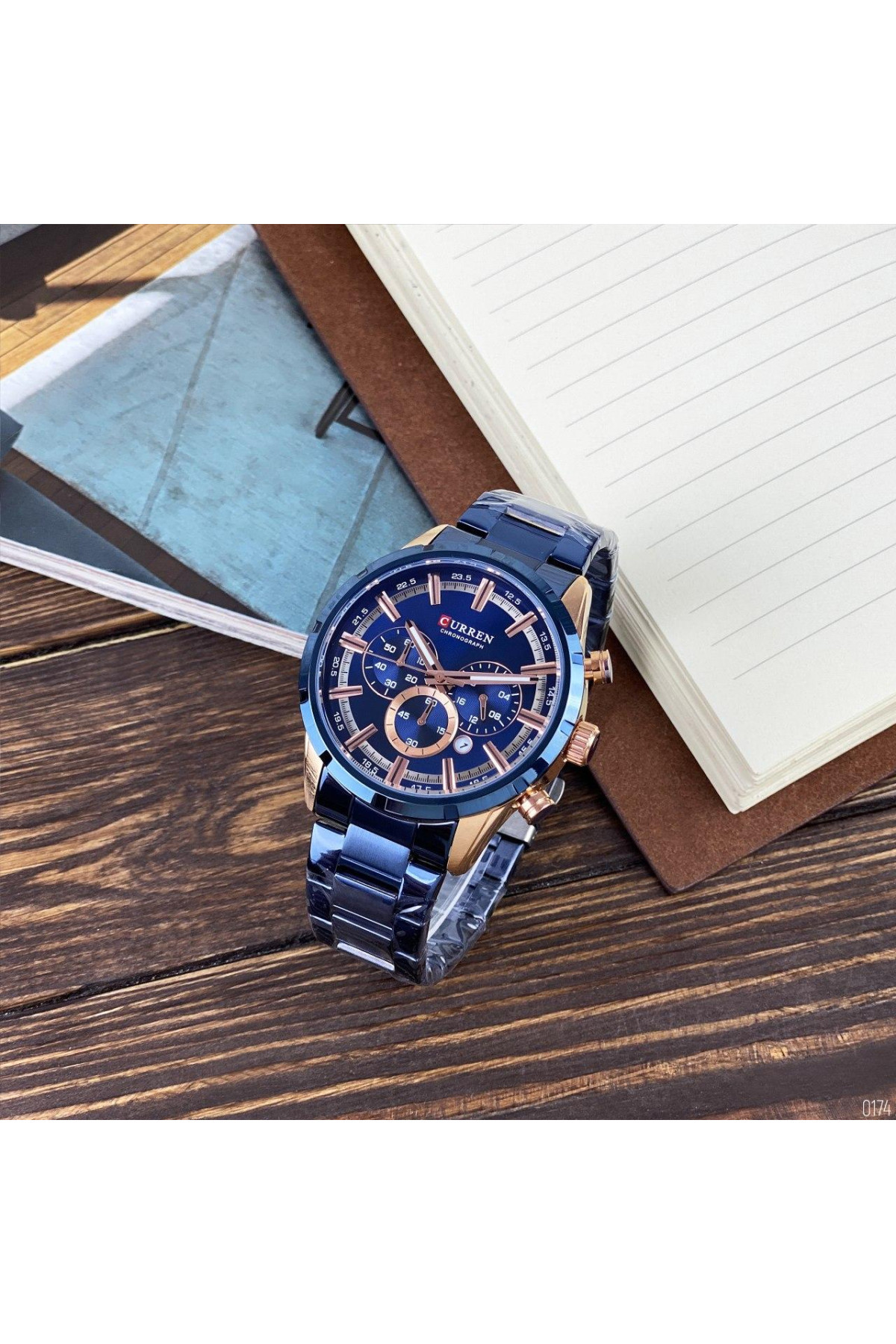 Наручні годинники Curren Curren Curren 8355 Blue-Cuprum