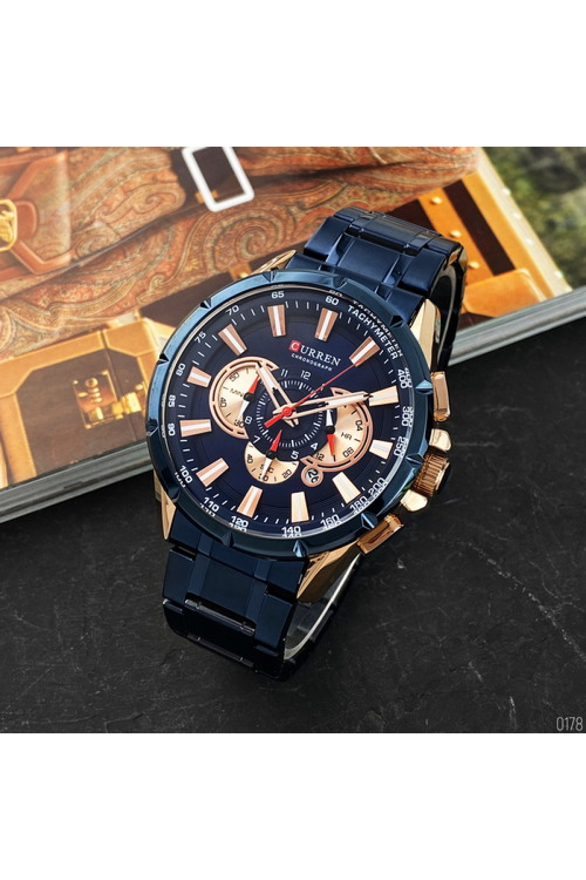Наручні годинники Curren Curren Curren 8363 Blue-Cuprum
