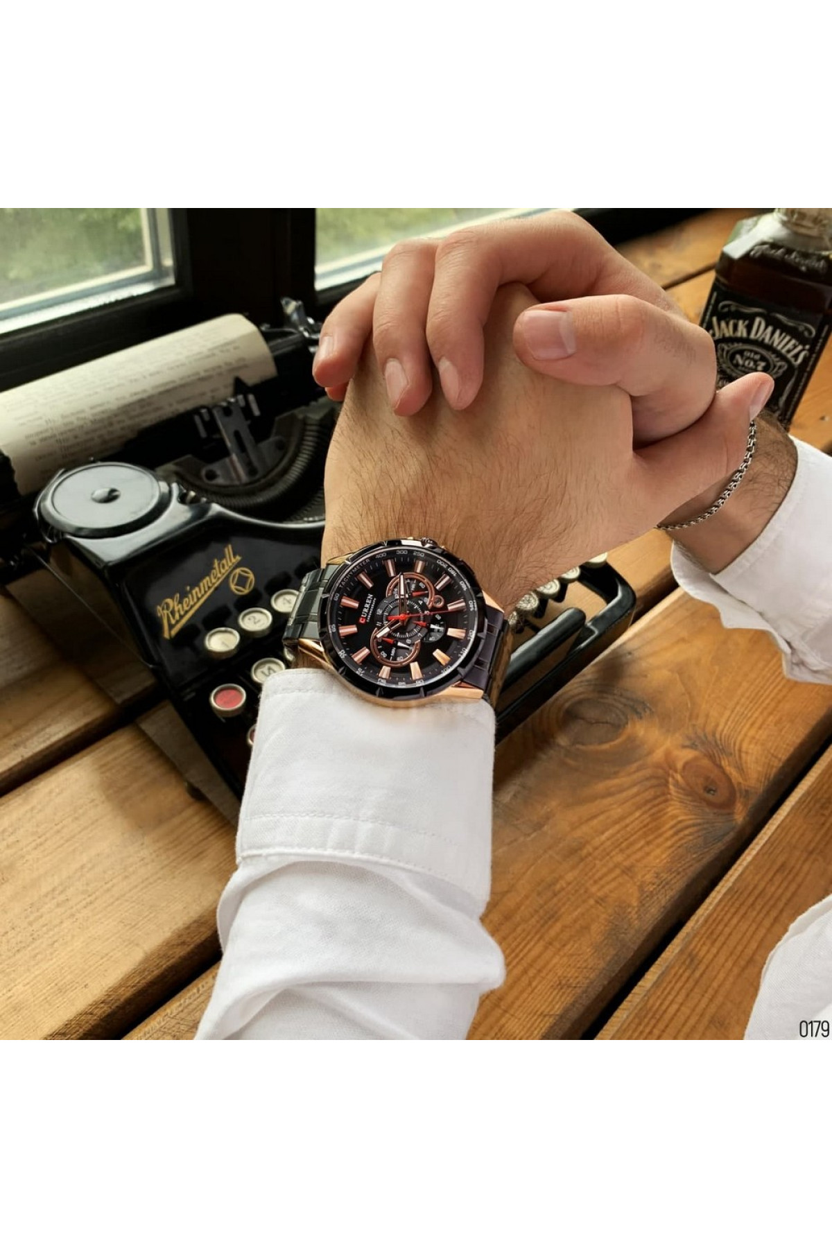 Наручні годинники Curren Curren Curren 8363 Black-Cuprum