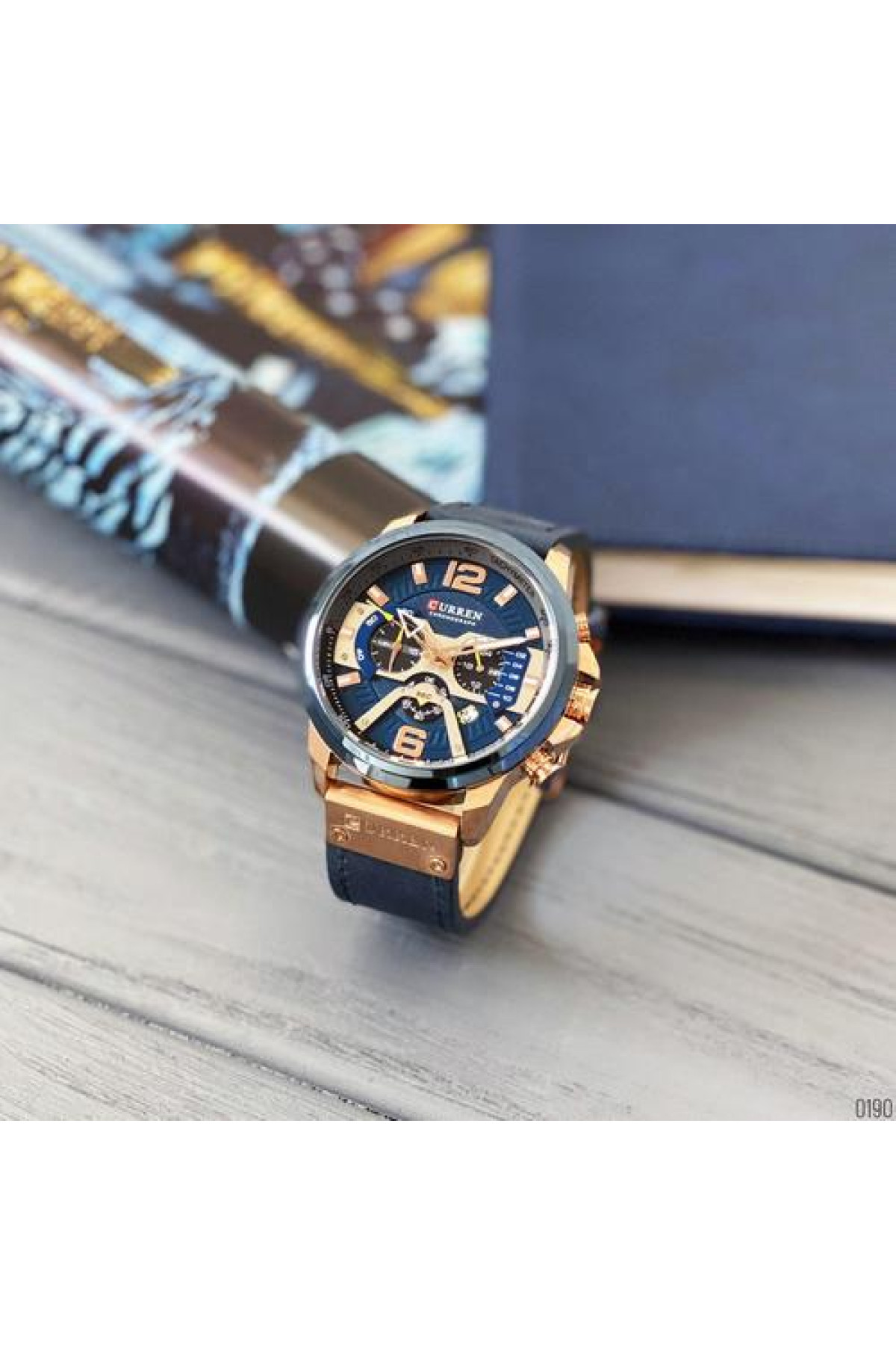 Наручні годинники Curren Curren Curren 8329 Blue-Gold