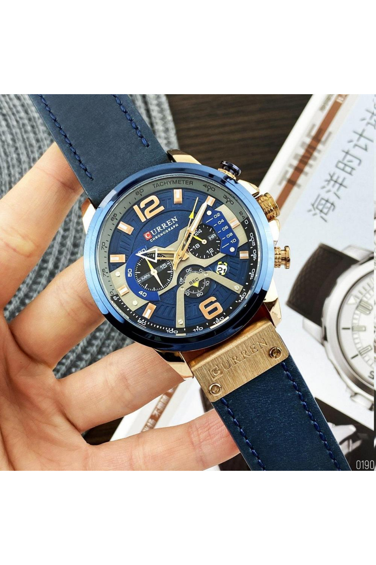 Наручні годинники Curren Curren Curren 8329 Blue-Gold