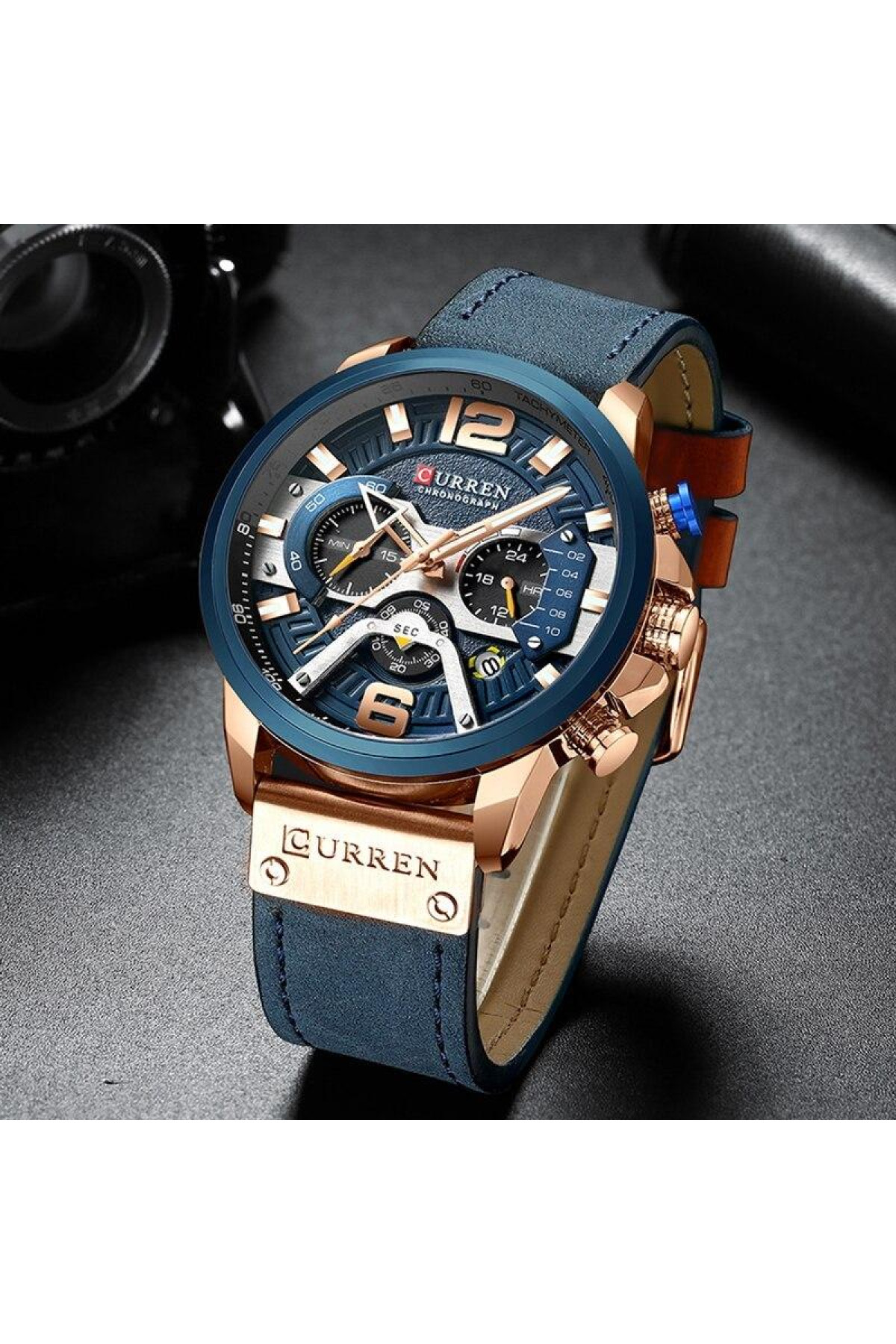 Наручні годинники Curren Curren Curren 8329 Blue-Gold