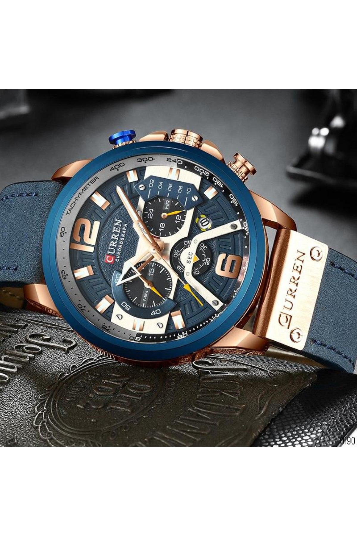 Наручні годинники Curren Curren Curren 8329 Blue-Gold