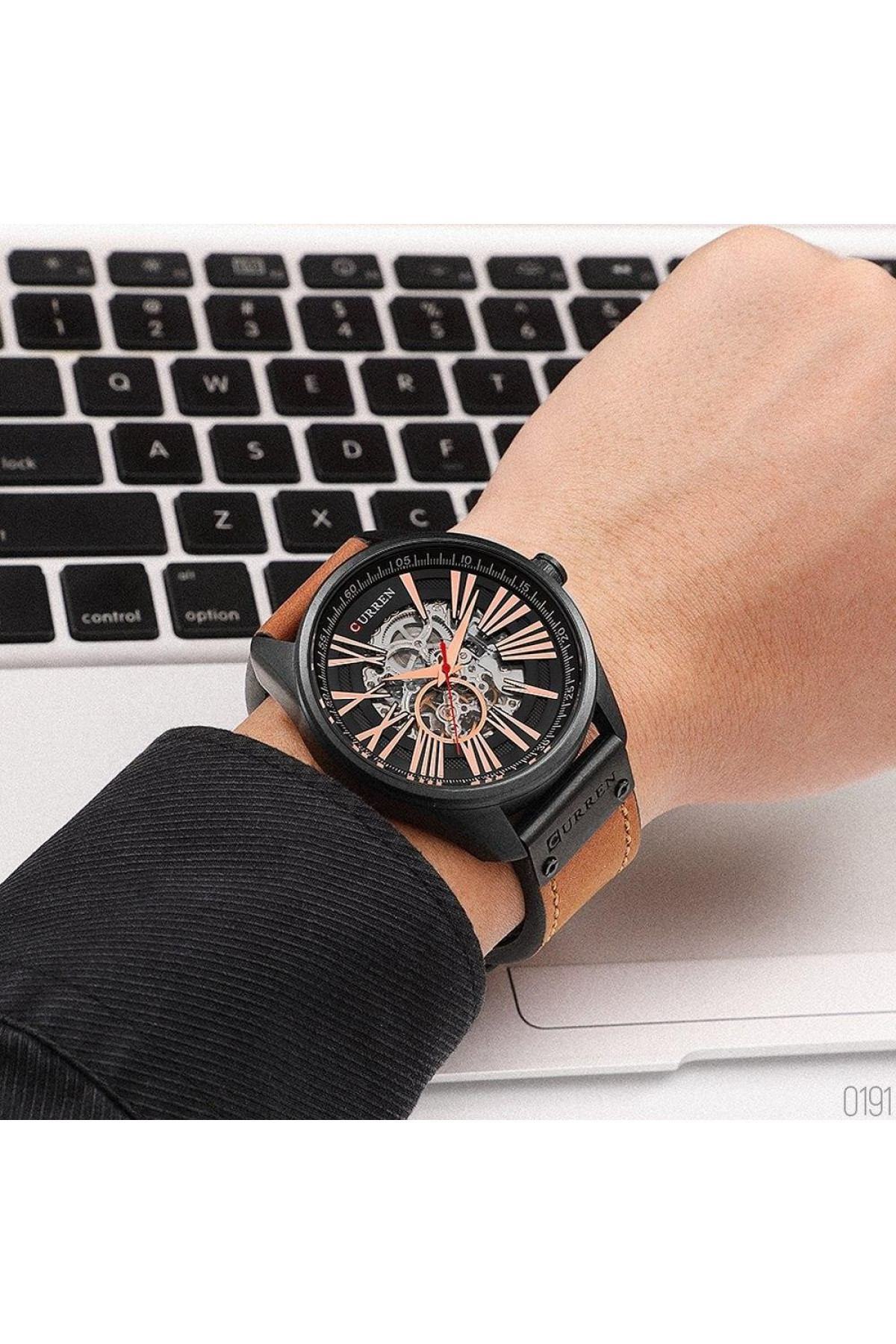 Наручні годинники Curren Curren Curren 8299 Black-Gold-Brown