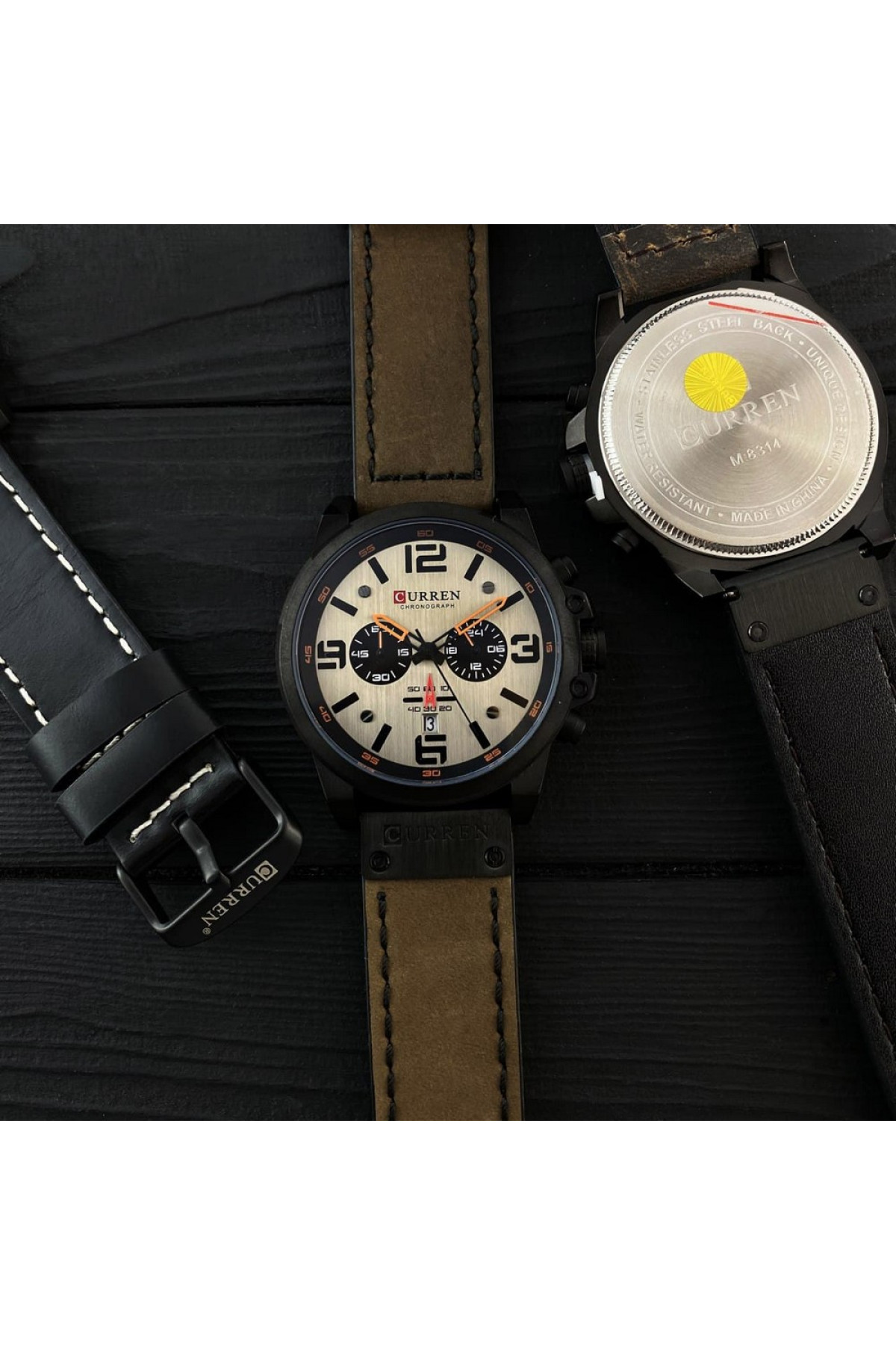 Наручні годинники Curren Curren Curren 8314 Khaki-Black