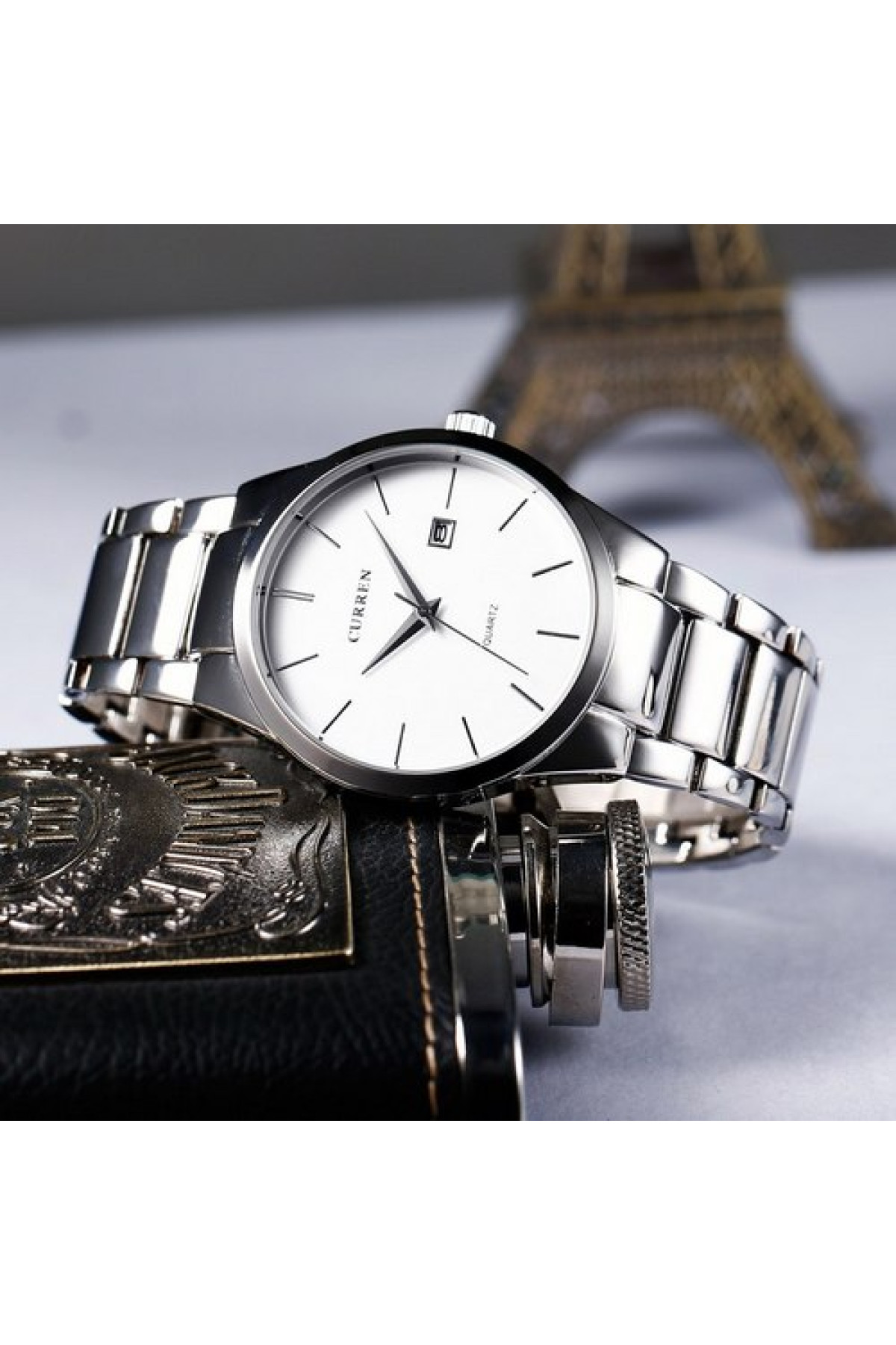 Наручні годинники Curren Curren Curren 8106 Silver-White