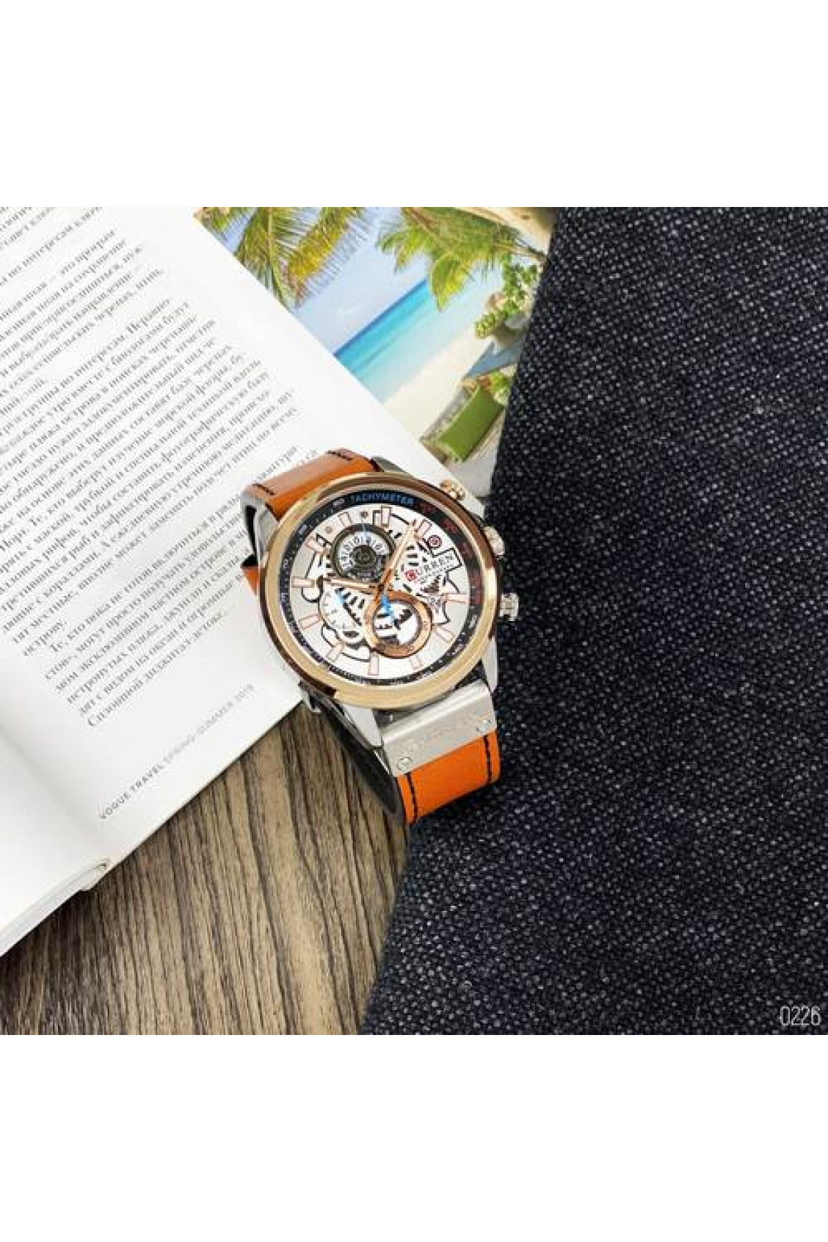 Наручні годинники Curren Curren Curren 8380 Silver-Cuprum-Brown