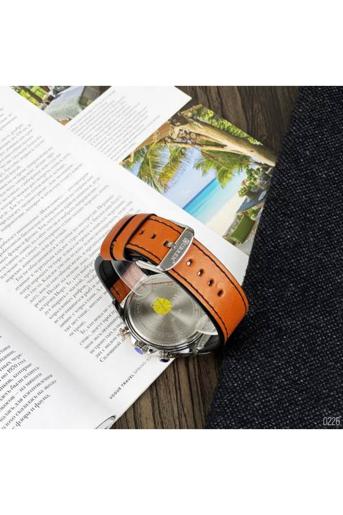 Наручні годинники Curren Curren Curren 8380 Silver-Cuprum-Brown