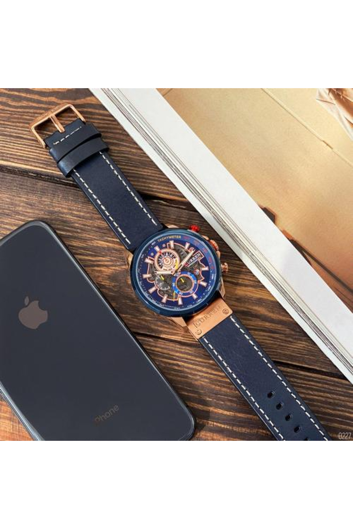 Наручні годинники Curren Curren Curren 8380 Blue-Cuprum