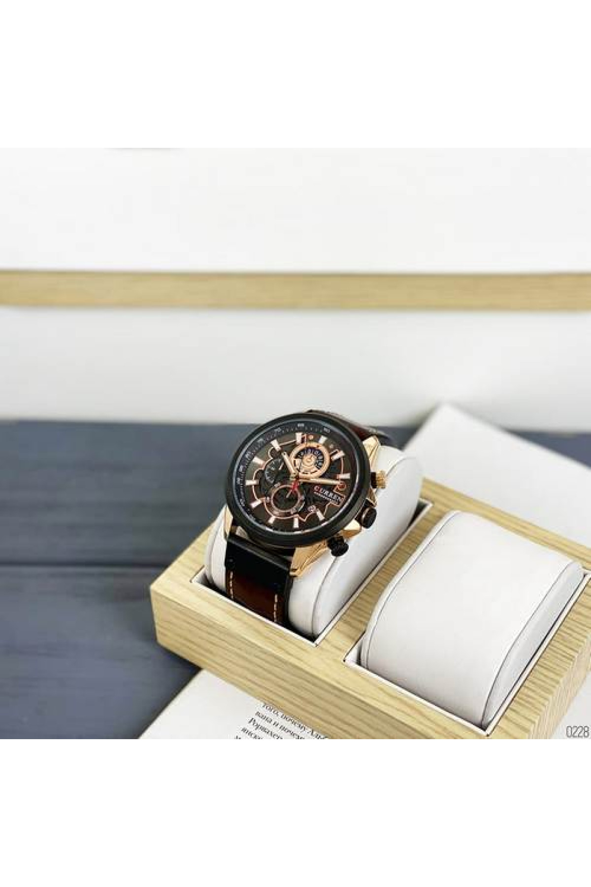 Наручні годинники Curren Curren Curren 8380 Black-Cuprum-Dark Brown