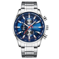 Наручні годинники Curren Curren Curren 8351 Silver-Blue