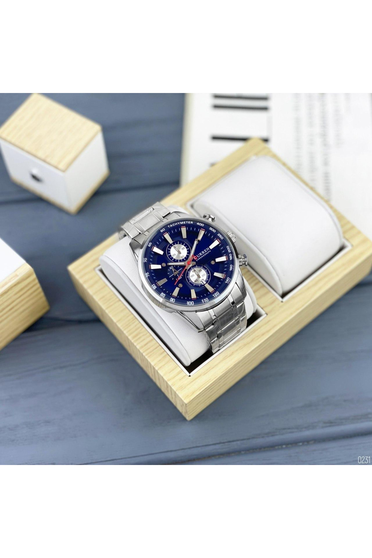 Наручні годинники Curren Curren Curren 8351 Silver-Blue
