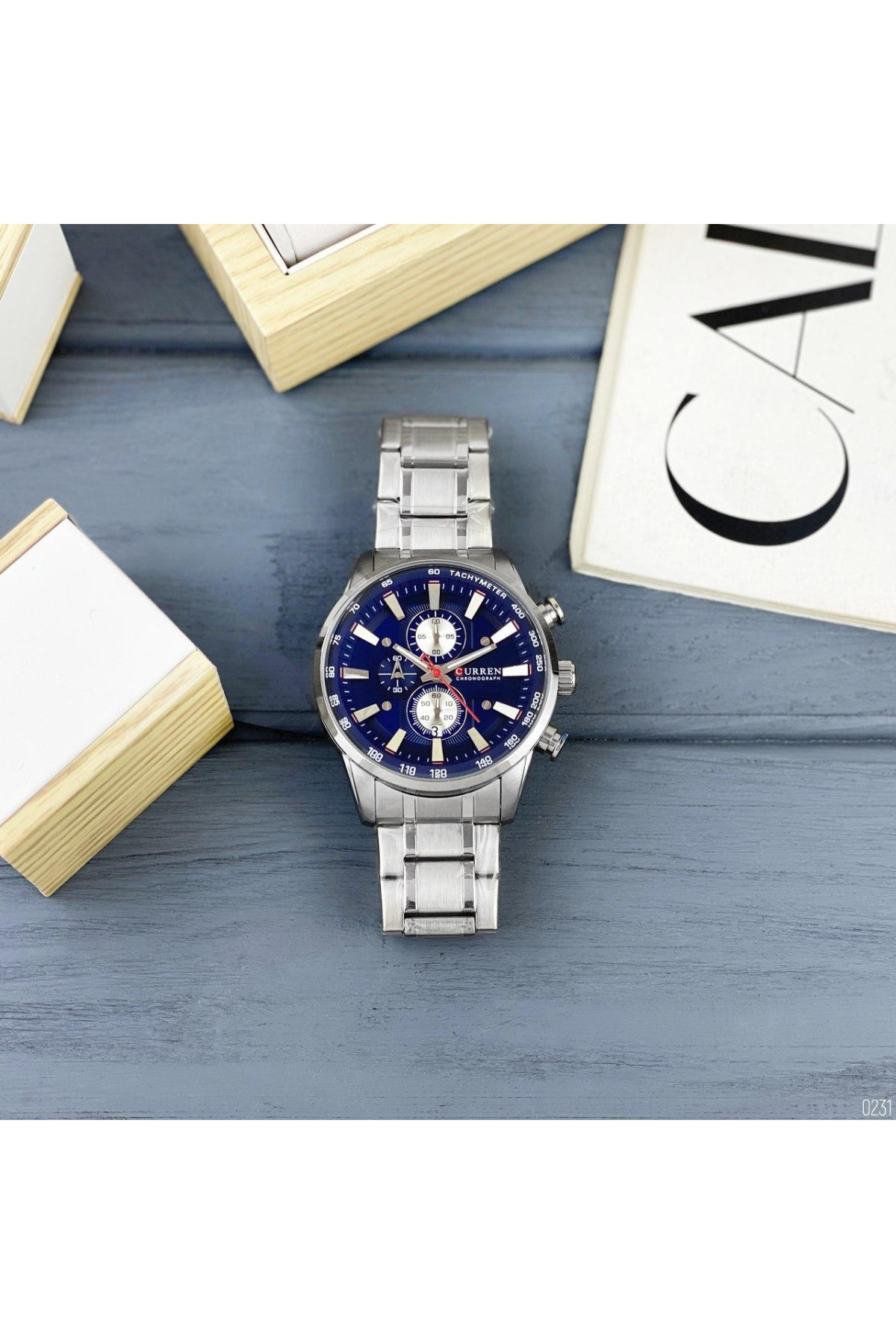 Наручні годинники Curren Curren Curren 8351 Silver-Blue