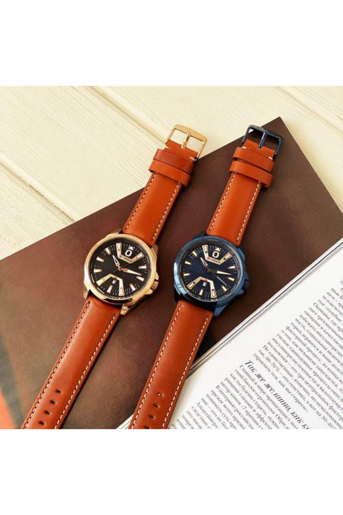 Наручні годинники Curren Curren Curren 8379 Blue-Brown
