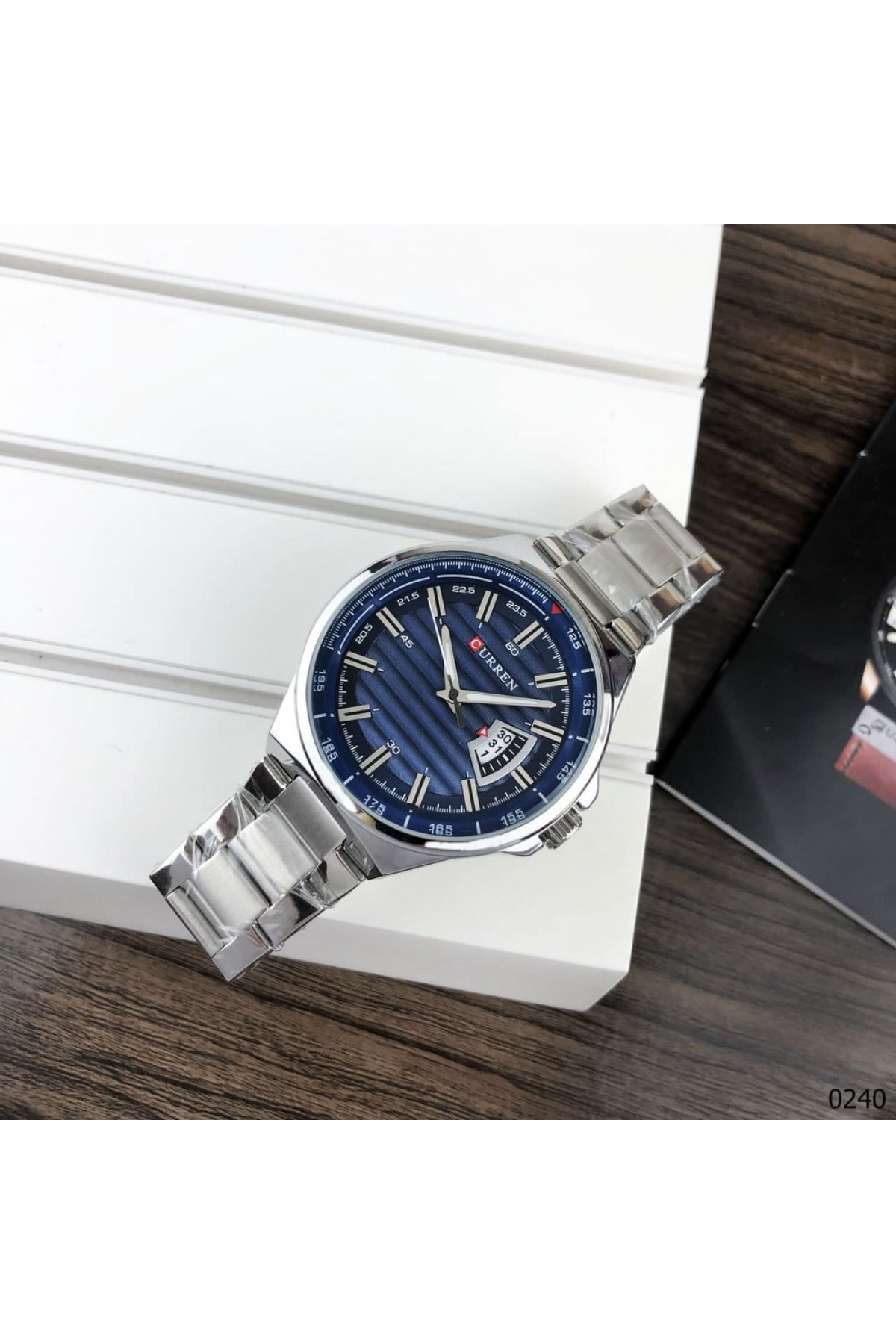 Наручні годинники Curren Curren Curren 8375 Silver-Blue