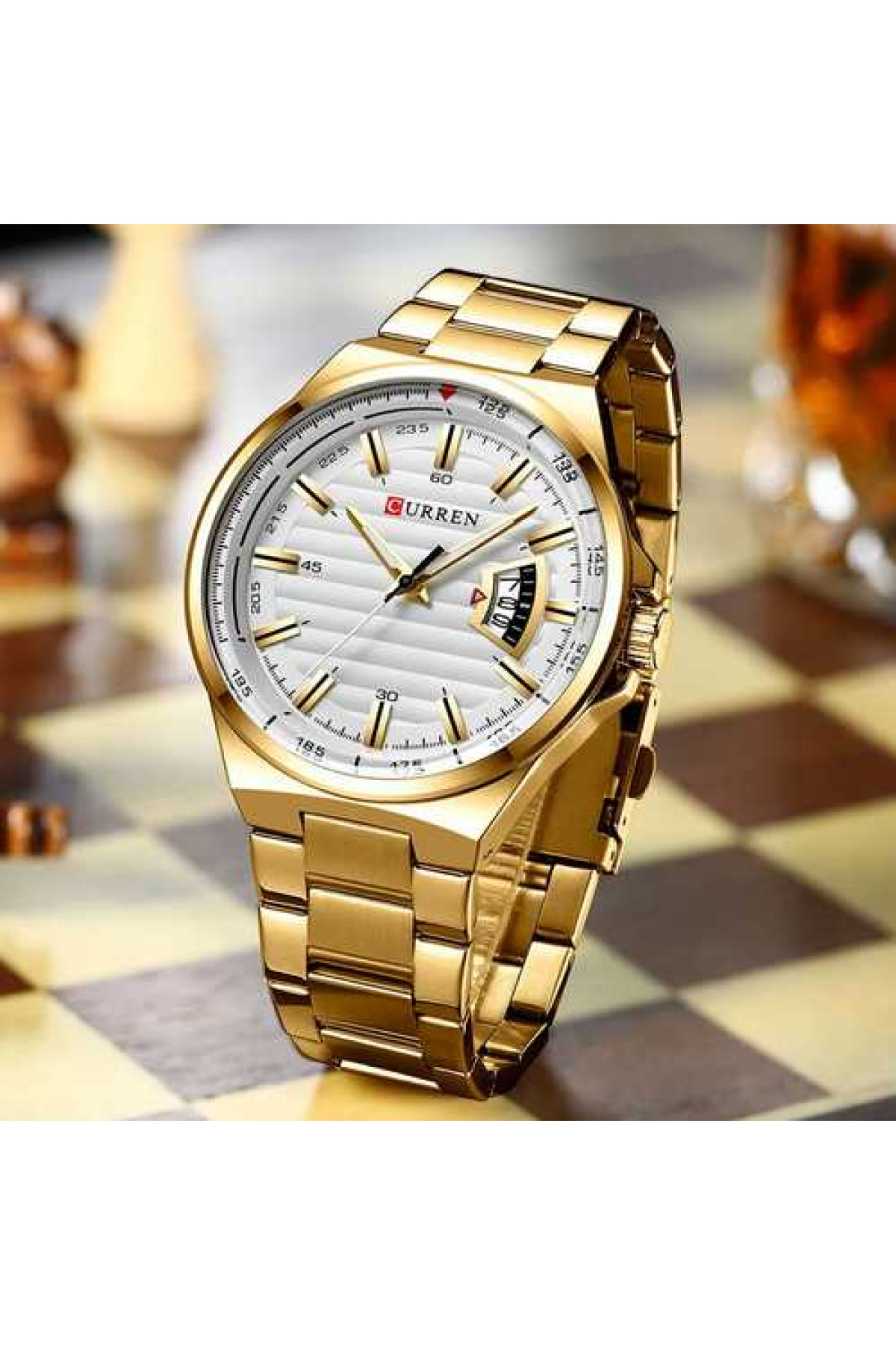 Наручні годинники Curren Curren Curren 8375 Gold-White