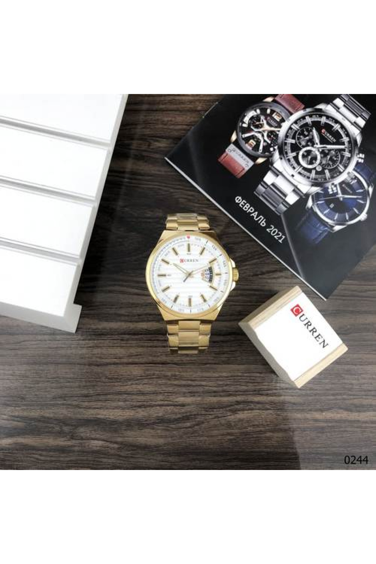 Наручні годинники Curren Curren Curren 8375 Gold-White