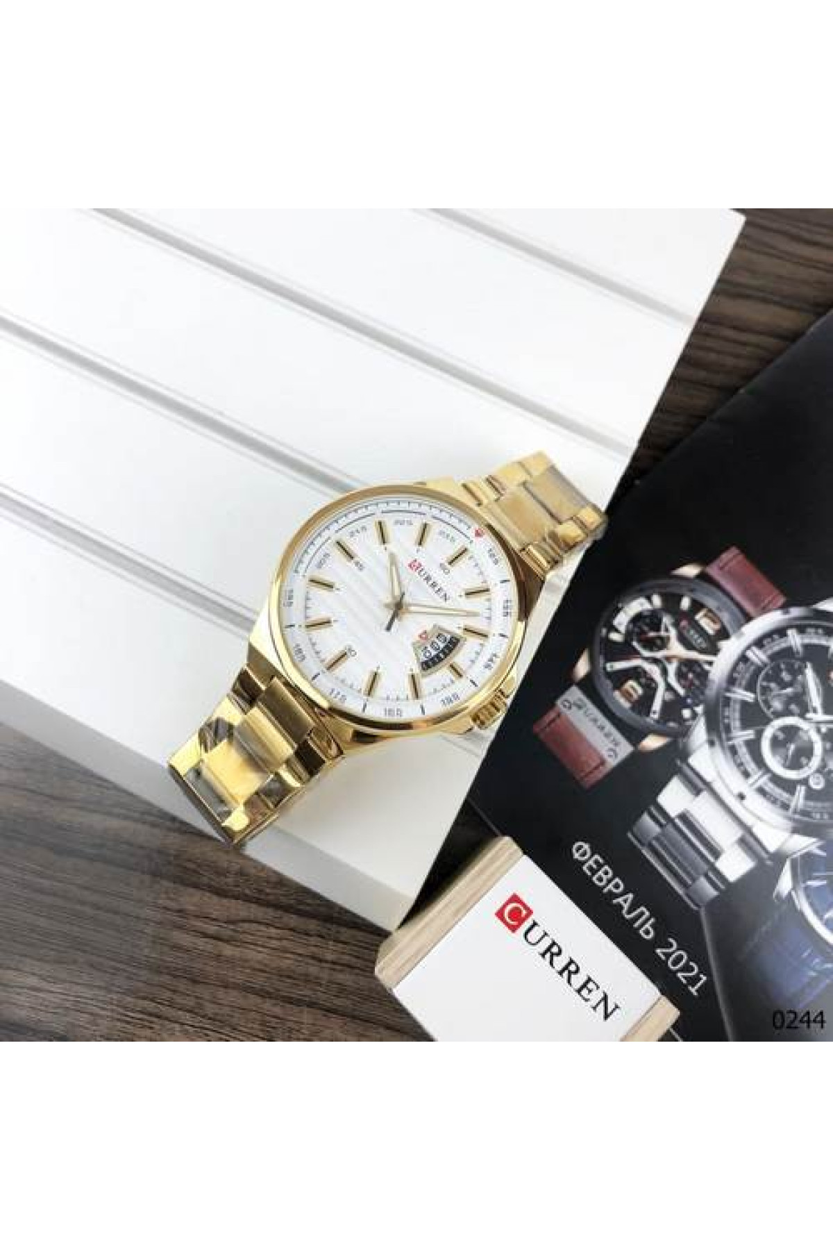 Наручні годинники Curren Curren Curren 8375 Gold-White