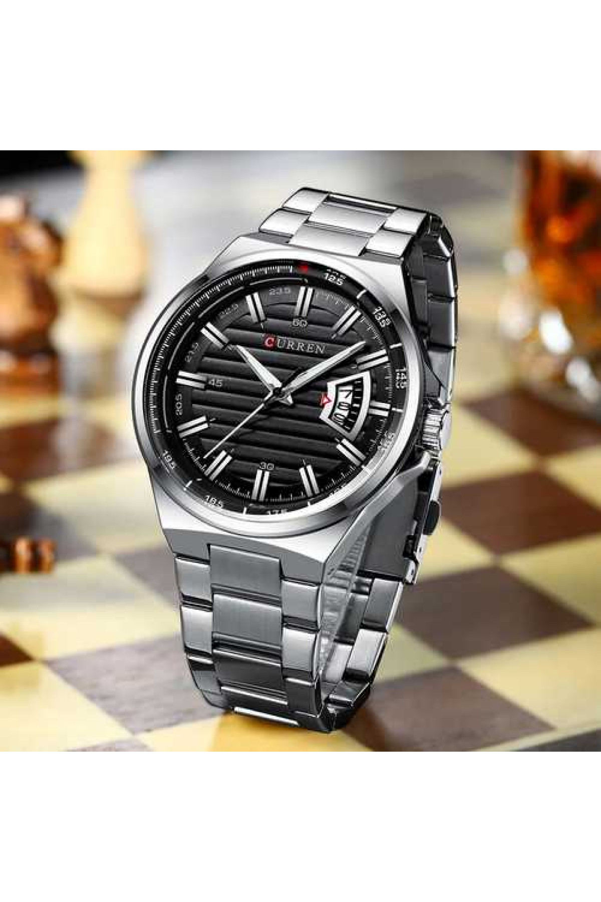 Наручні годинники Curren Curren Curren 8375 Silver-Black
