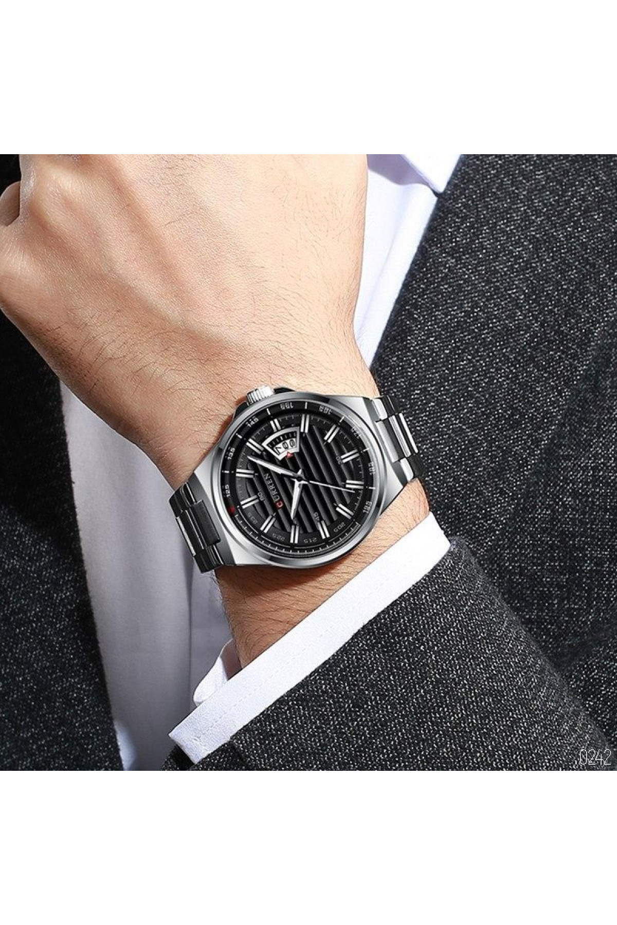 Наручні годинники Curren Curren Curren 8375 Silver-Black
