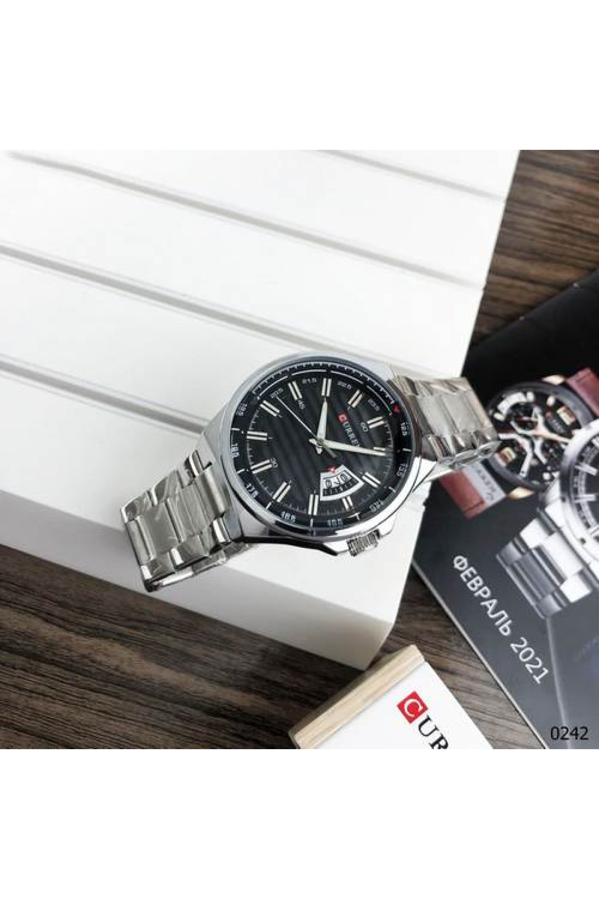 Наручні годинники Curren Curren Curren 8375 Silver-Black