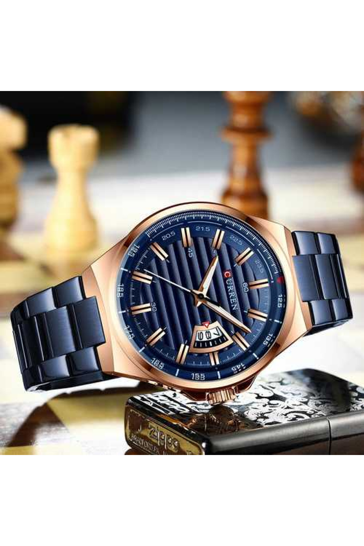Наручні годинники Curren Curren Curren 8375 Blue-Cuprum