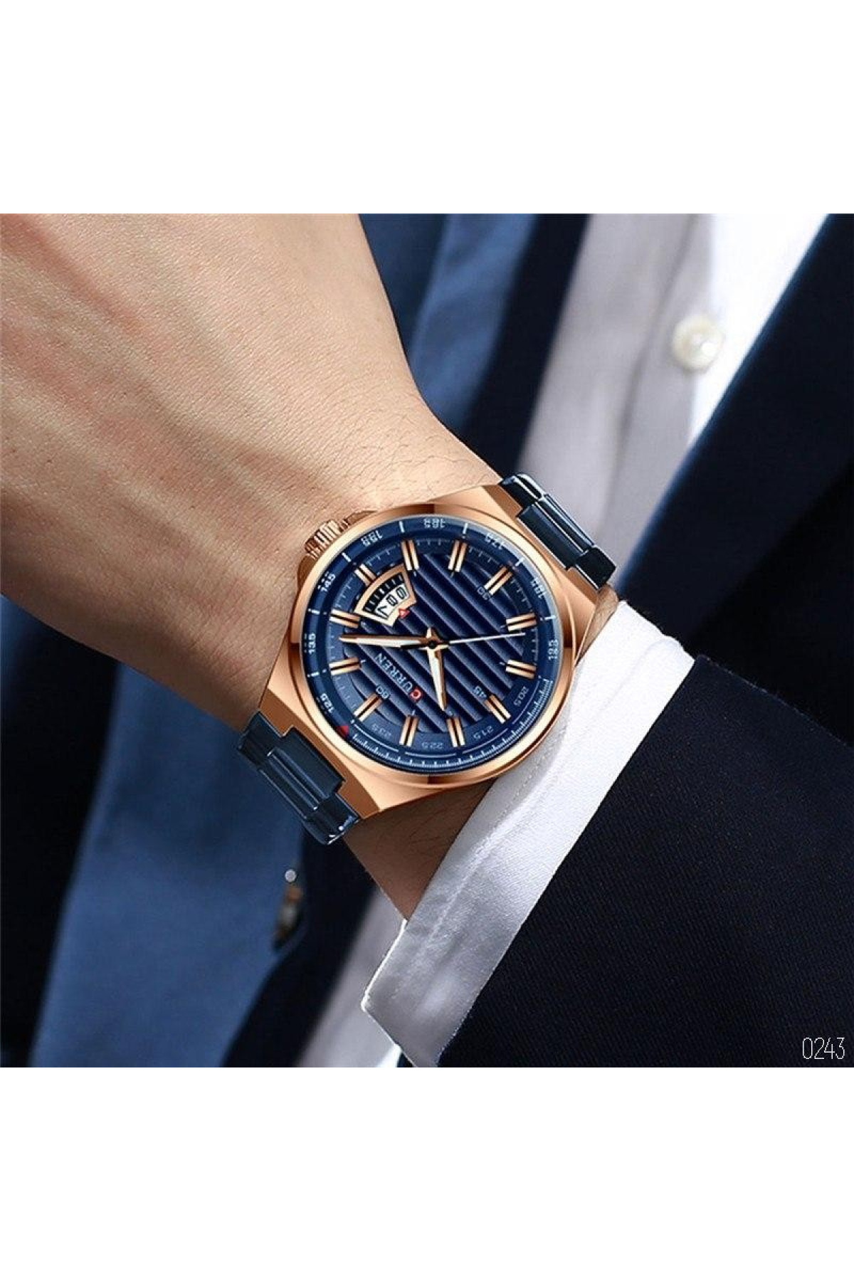 Наручні годинники Curren Curren Curren 8375 Blue-Cuprum