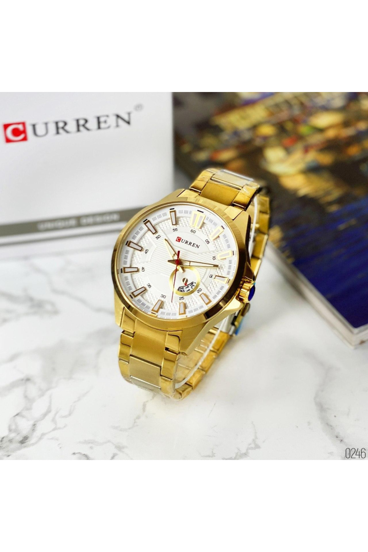Наручні годинники Curren Curren Curren 8372 Gold-White
