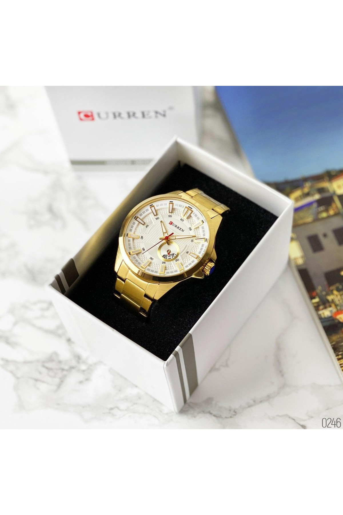 Наручні годинники Curren Curren Curren 8372 Gold-White