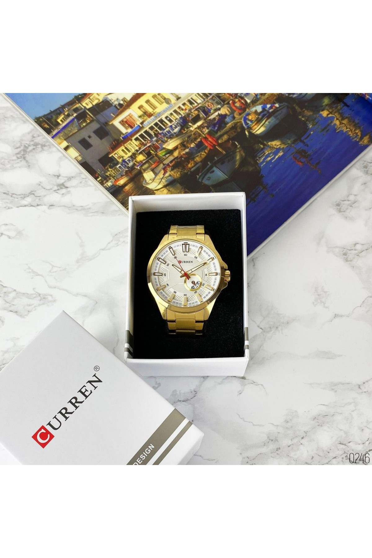 Наручні годинники Curren Curren Curren 8372 Gold-White