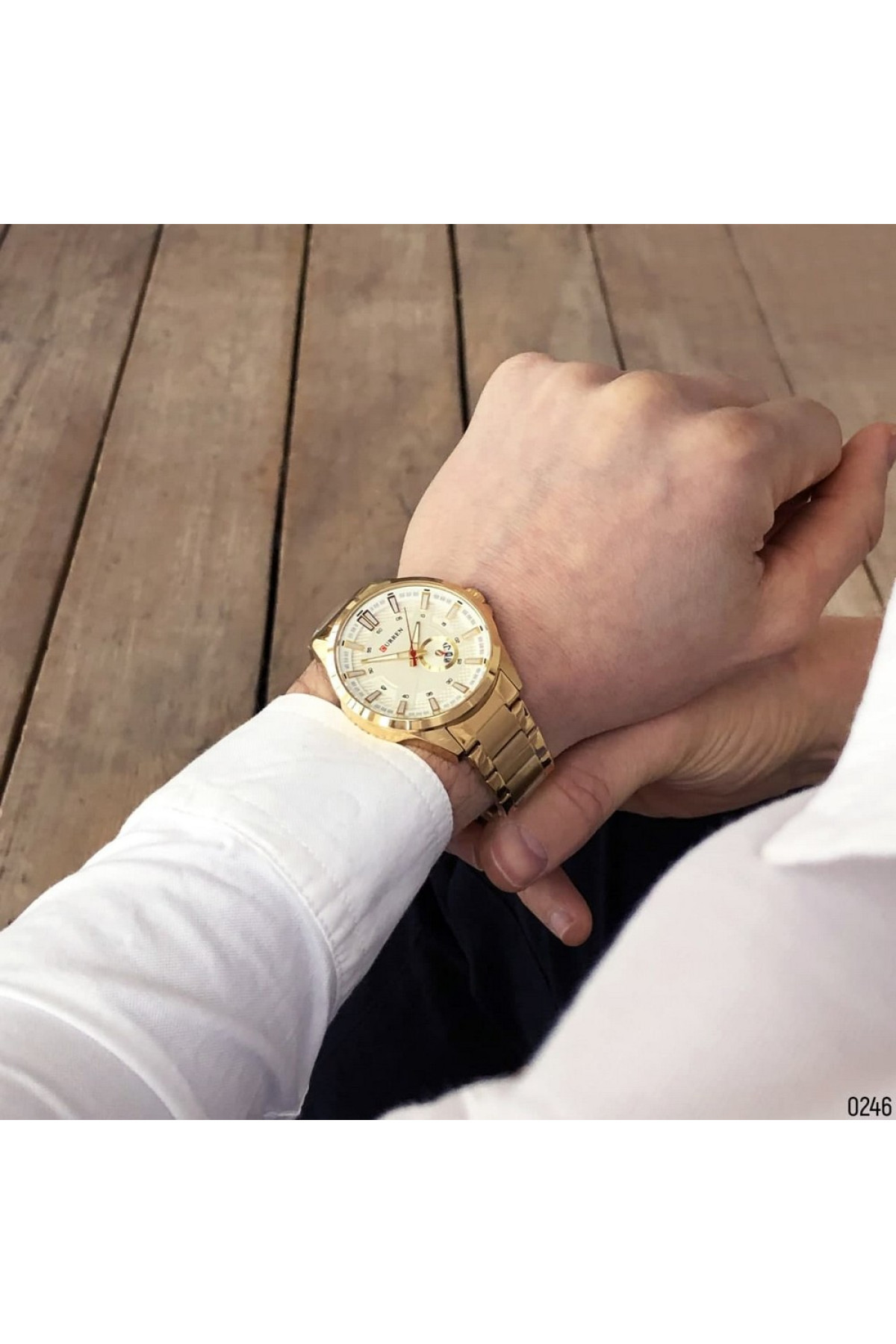 Наручні годинники Curren Curren Curren 8372 Gold-White
