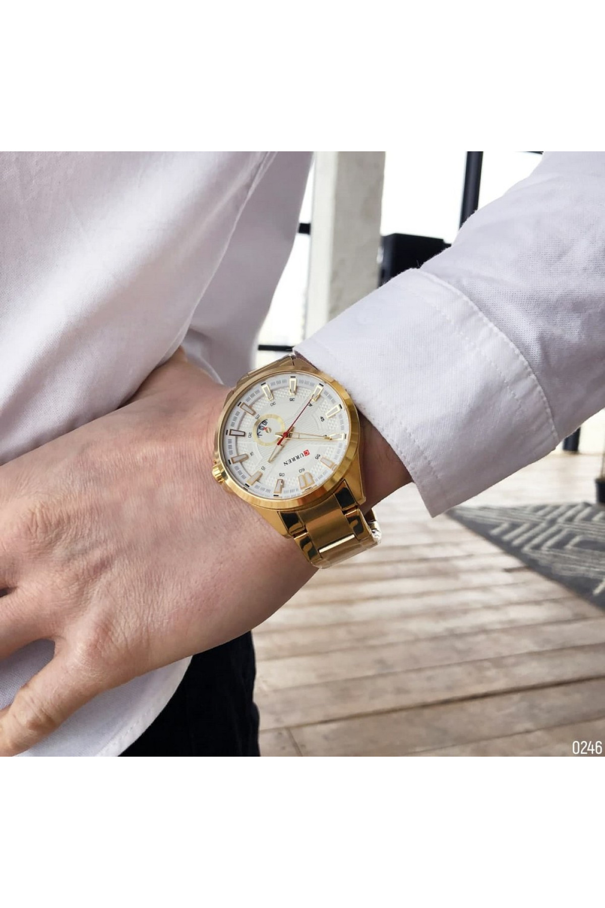 Наручні годинники Curren Curren Curren 8372 Gold-White