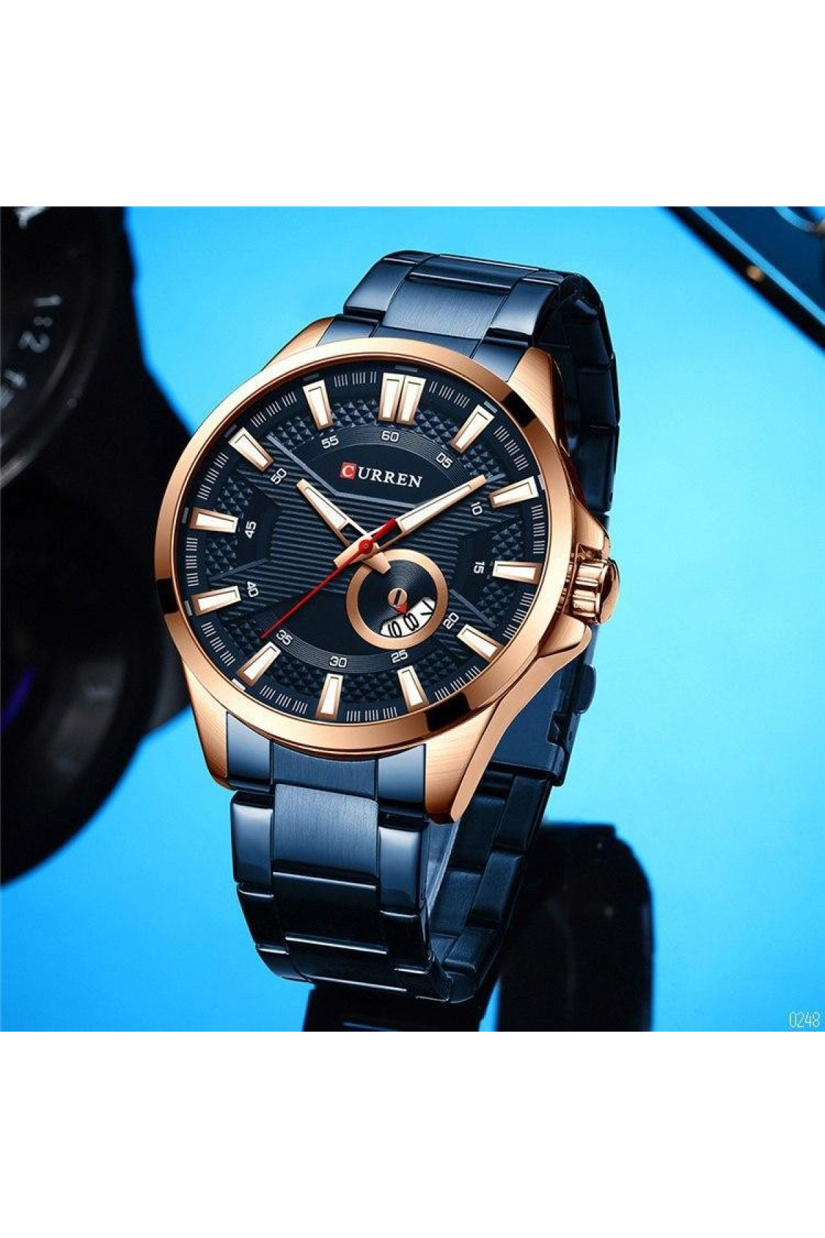 Наручні годинники Curren Curren Curren 8372 Blue-Cuprum
