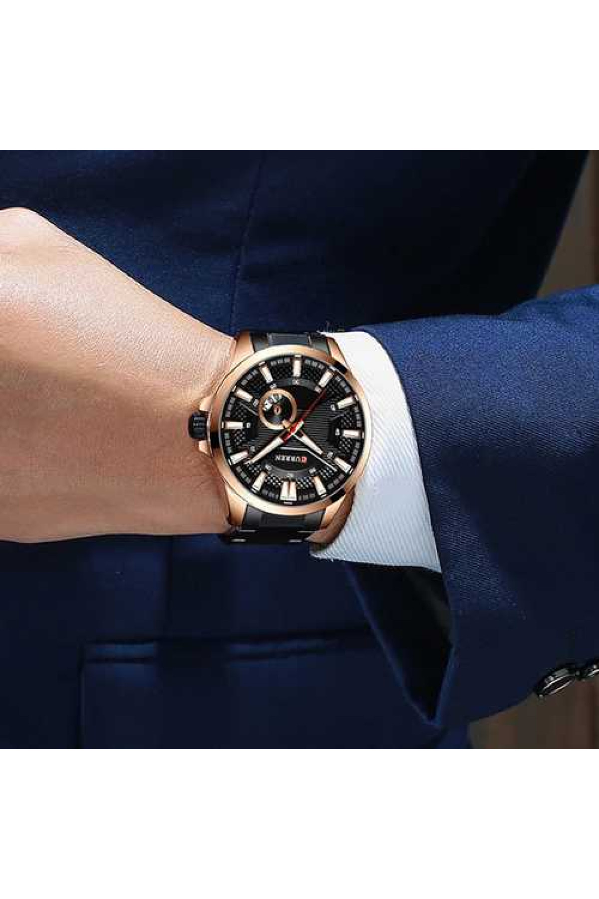 Наручні годинники Curren Curren Curren 8372 Black-Cuprum