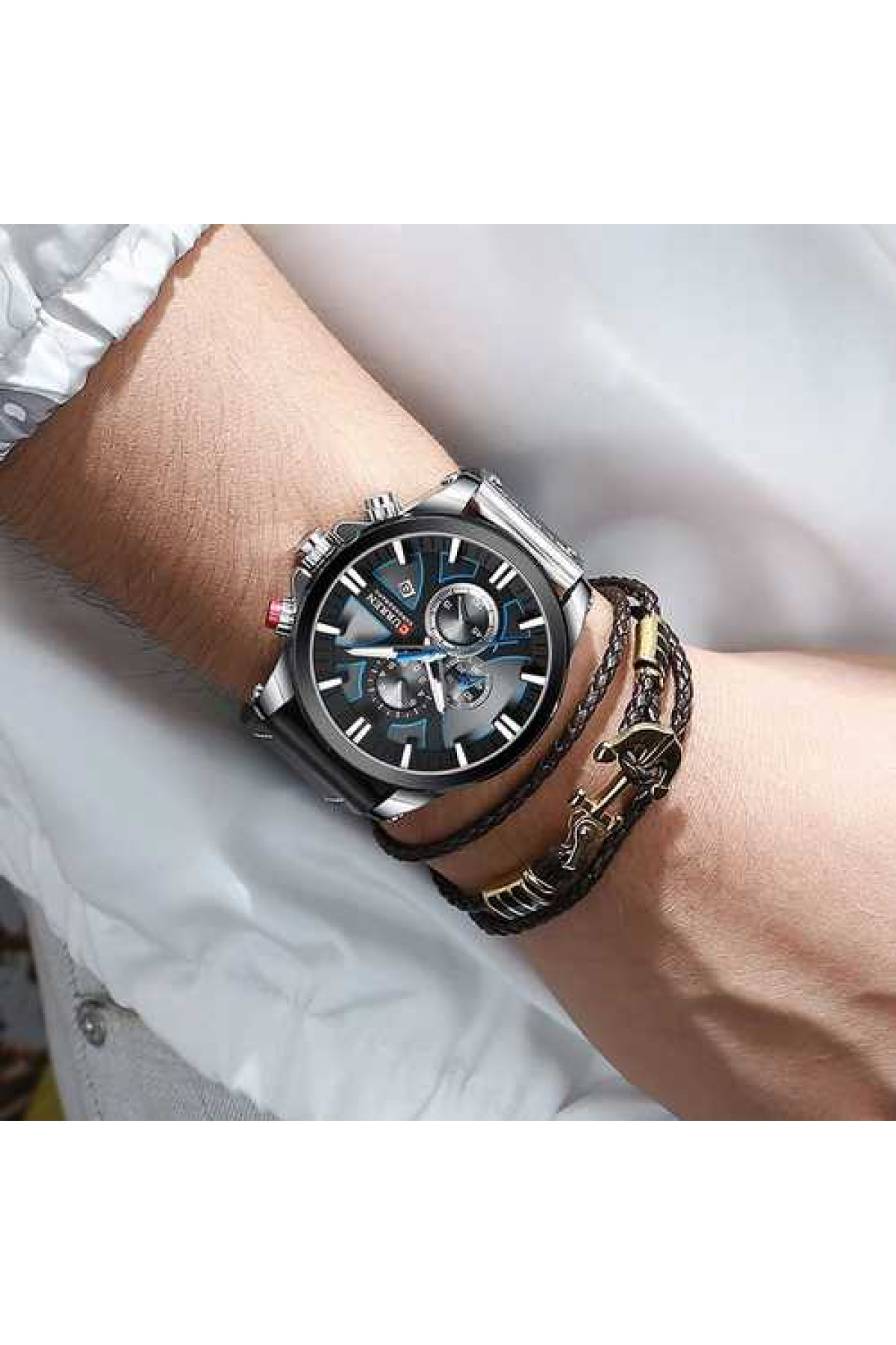 Наручні годинники Curren Curren Curren 8346 Silver-Black
