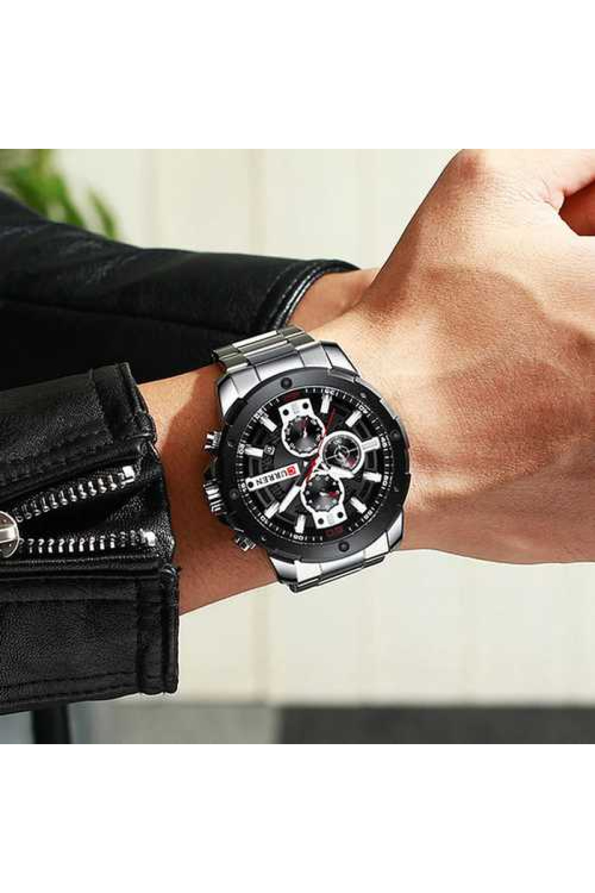Наручні годинники Curren Curren Curren 8336 Silver-Black