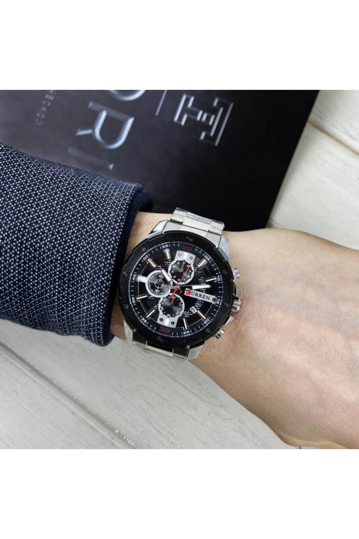 Наручні годинники Curren Curren Curren 8336 Silver-Black