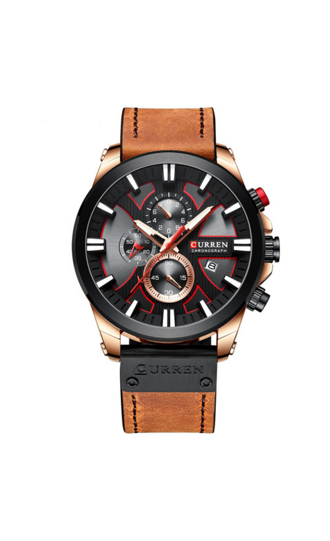 Наручні годинники Curren Curren Curren 8346 Brown-Cuprum-Black