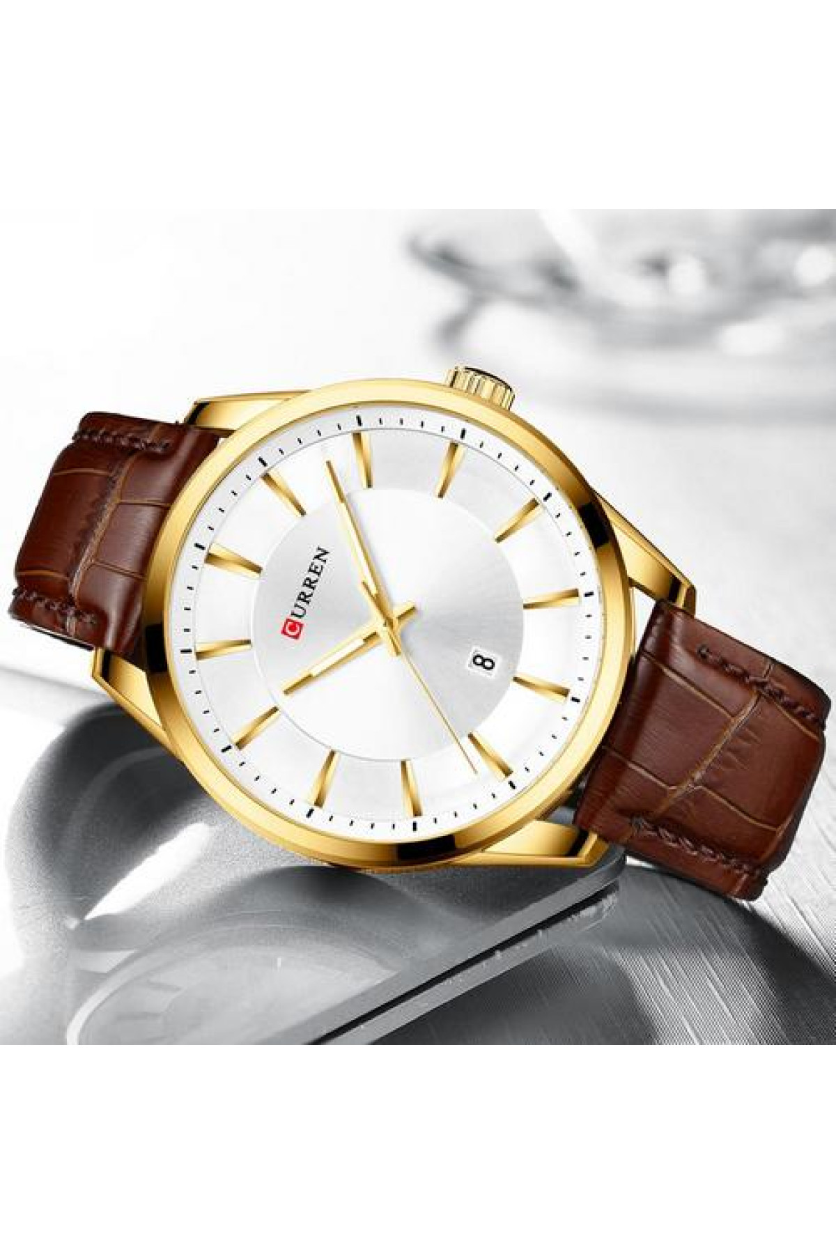 Наручні годинники Curren Curren Curren 8365 Brown-Gold-White