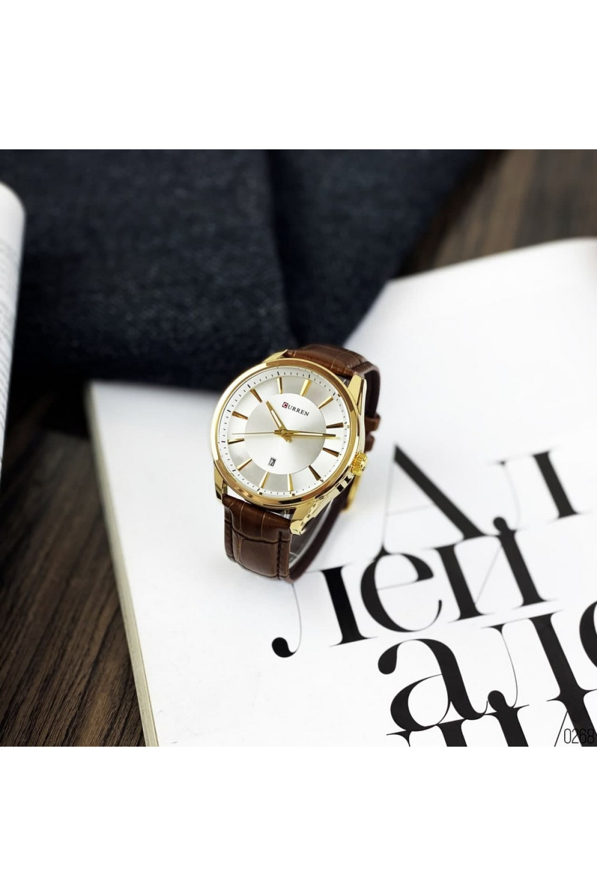 Наручні годинники Curren Curren Curren 8365 Brown-Gold-White