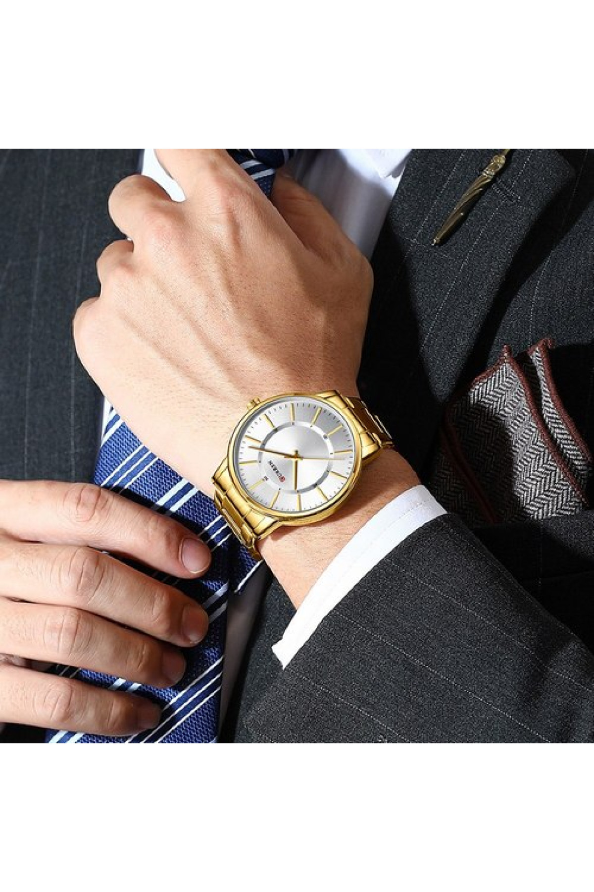 Наручні годинники Curren Curren Curren 8385 Gold-White