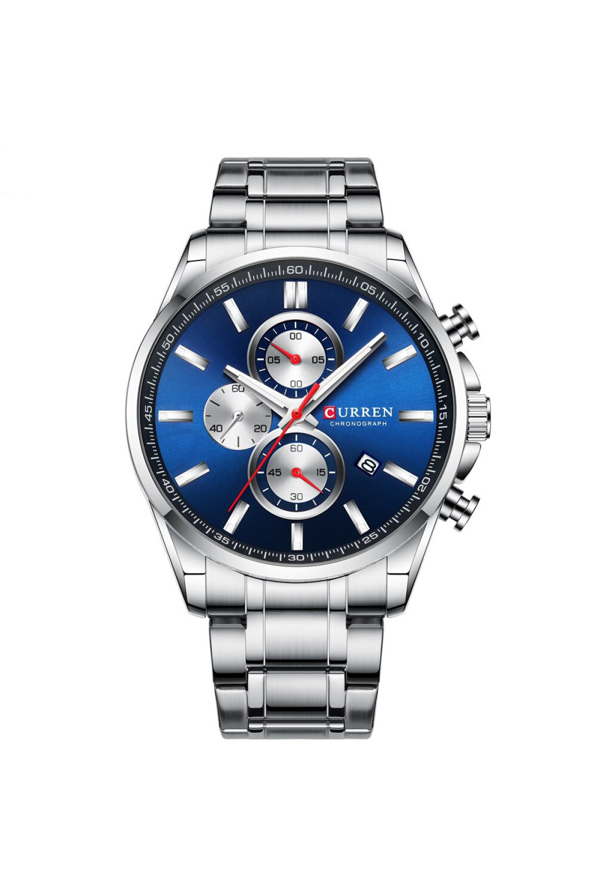 Наручні годинники Curren Curren Curren 8368 Silver-Blue-Silver