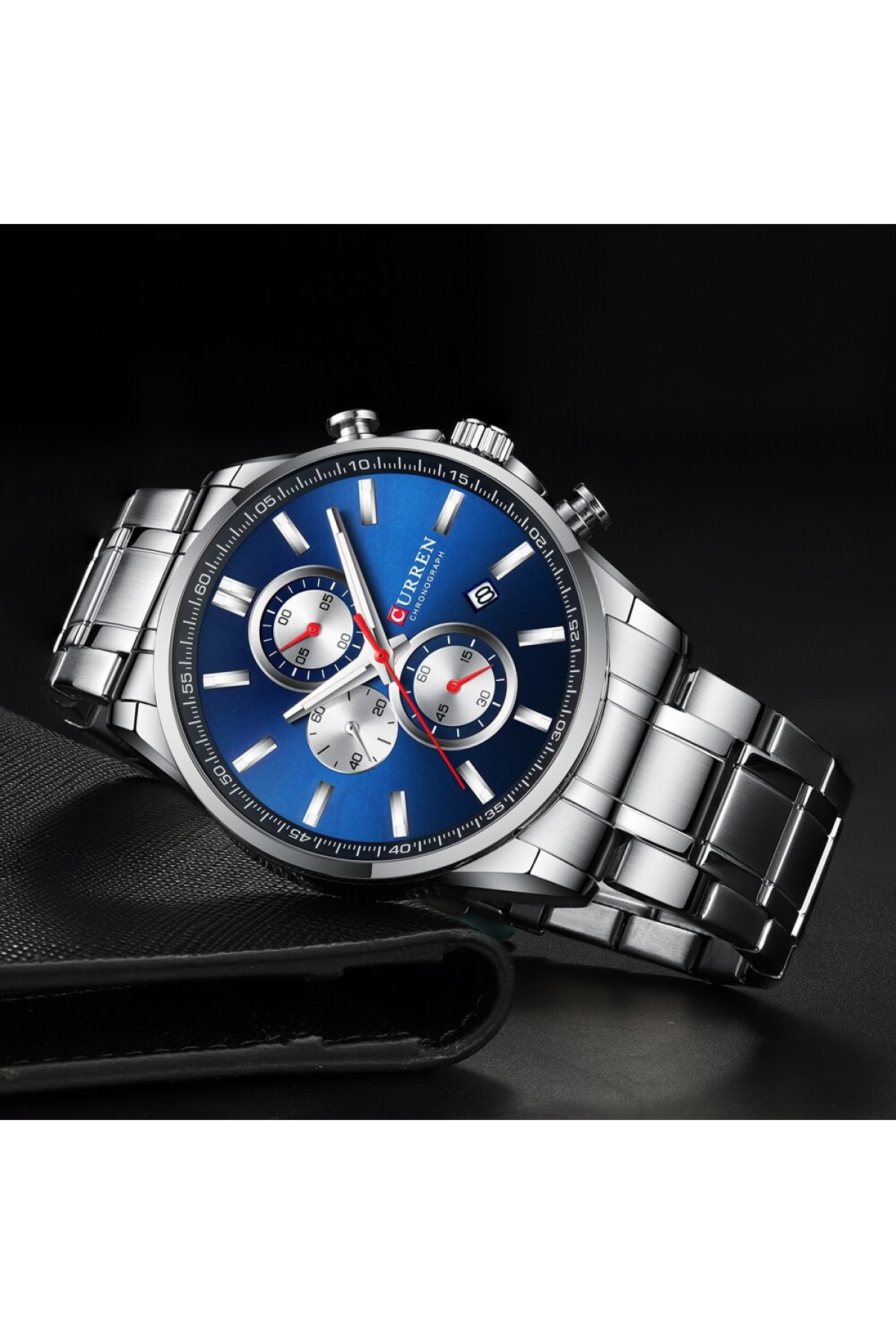 Наручні годинники Curren Curren Curren 8368 Silver-Blue-Silver