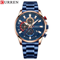 Наручні годинники Curren Curren Curren 8415 Blue-Gold