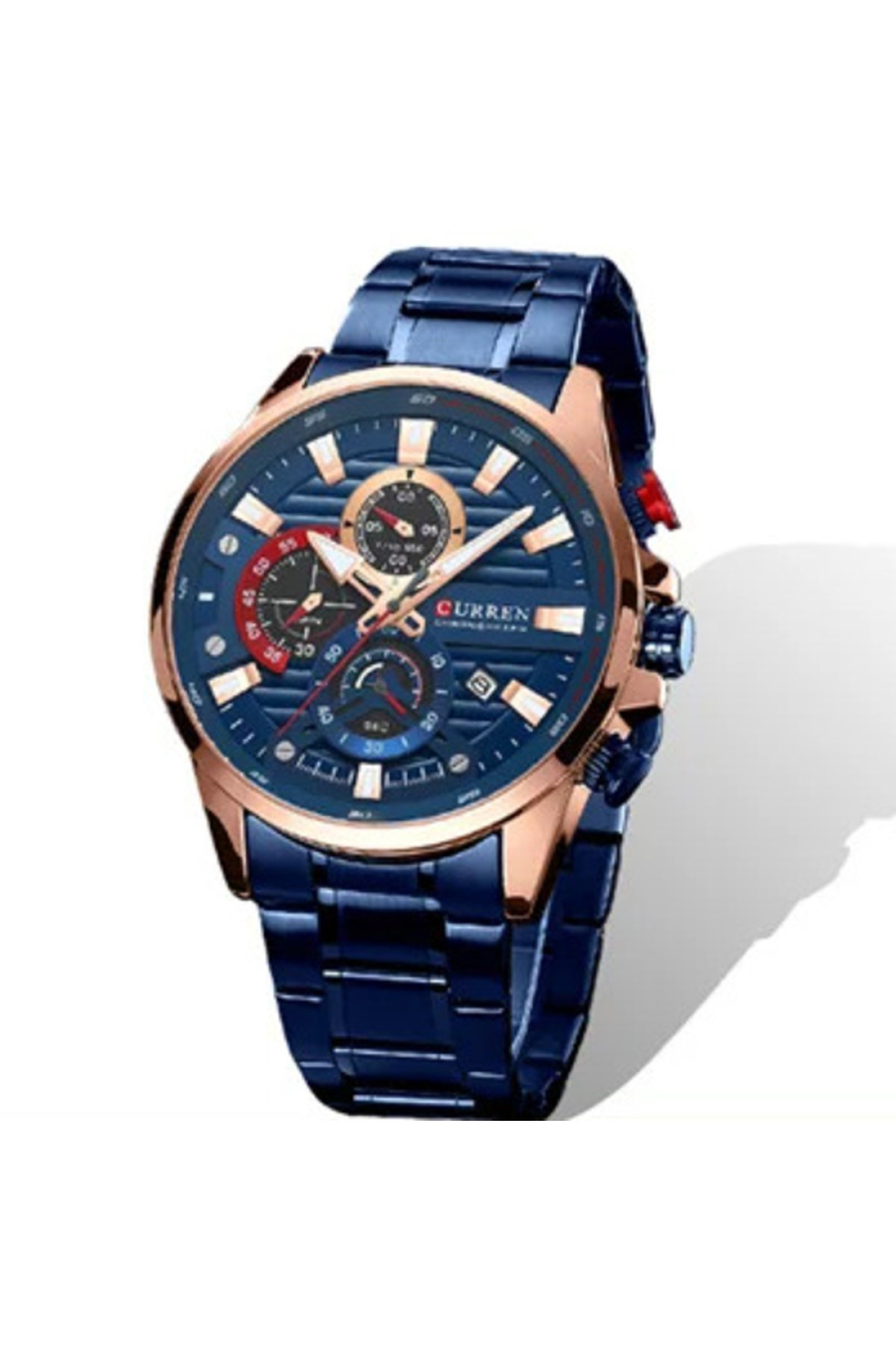 Наручні годинники Curren Curren Curren 8415 Blue-Gold