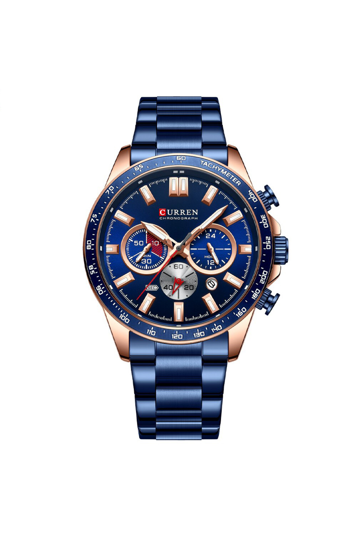 Наручні годинники Curren Curren Curren 8418 Blue-Gold